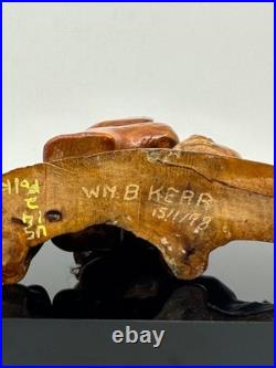 Vintage Wood Carving by Renowned Sculpture W. B. Kerr