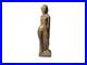 Vintage Wood Female Figure Statue Sculpture 25in Tall Standing Art Deco Decor