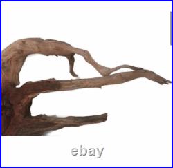 Vintage Wood Hanging Sculpture Of Old Mans Face Signed Moore