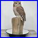 Vintage Wooden Carved Barn Owl Sculpture Statue Limited Edition #45/200 Signed