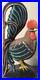 Vintage Wooden Hand Painted Carved Rooster Figure Statue Sculpture 24 Tall