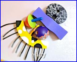 Vintage Zolo 2 Higashi Glaser Design painted wood sculpture toy game set in box