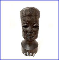 Vintage african wood carving sculpture