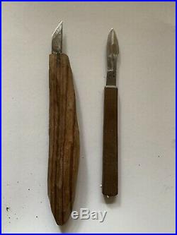 Vintage and Antique Wood Carving Knives