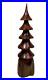 Vintage carved wood tree sculpture Hand Crafted 15.75 Inches Tall