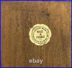 Vintage pair of french low relief sculptures 1970's german cities Vintage pair of french low relief sculptures 1970's german cities