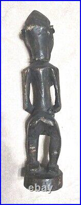 Vintage wood hand carved Fertility Sculpture made in Africa Approximately 11