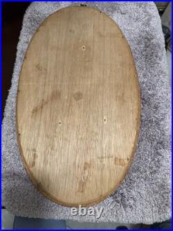 Virgin Mother Mary & Child Jesus Sculpture Vintage Wood Wall Plaque