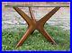 Vtg Adrian Pearsall End Table Glass Pick Top Craft Associate Sculptural Wood MCM