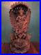 Vtg Balinese Carved Wood Sculpture Vishnu Riding Garuda Njana Tilem 18 Engraved