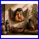 Vtg Guerrero Mexico Cacheton Winged Angel Carved Wood Folk Art Cherub Wall