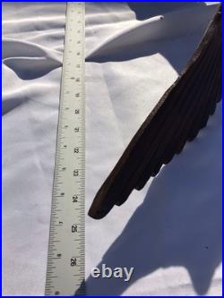 Vtg Hand Carved Wood American Bald Eagle Sculpture Statue Carving 20 25 OOAK