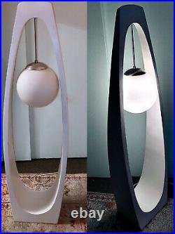 Vtg Huge Eames Modeline Orb Sculpture Floor Lamp Mid Century Modern Lighting