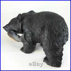 Vtg Japan Bear Wood Carving Ainu Art Hokkaido Japanese Hand Carving Sculpture