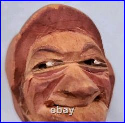 Vtg Sweden Carved Wood Sculpture Artist Carl Johan Trygg Hobo Best Buddies 8.5