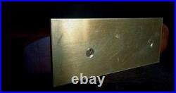 Vtg Wood & Brass Nude African Woman Sculpture Werkstatte Hagenauer Manner 1950