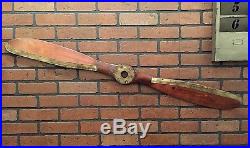 Wood Brown Airplane Propeller Aviation Collectible Wall Decor Vintage Retro NEW