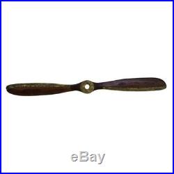 Wood Brown Airplane Propeller Aviation Collectible Wall Decor Vintage Retro NEW