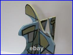 Wood Cubist Cubism Sculpture Painting Modernism Vintage Pop Expressionism Icon
