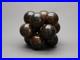 Wood Molecular Sculpture Giant Atom Brainteaser French Design 1970s Vintage