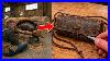 Wood Sculptor Finds A Leather Pouch Inside A Log Opens It And Bursts Into Tears