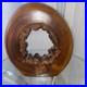 Wood Sculpture Live Edge Circle Sculpture Abstract Sculpture Vintage