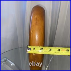 Wood Sculpture Live Edge Circle Sculpture Abstract Sculpture Vintage