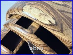 Wood carved 4 drawer biomorphic jewelry box MCM wood sculpture modernist vintage
