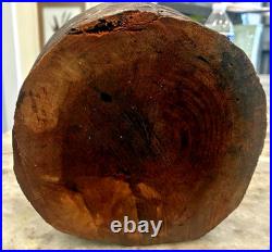 Yoruba Nigeria African Wood Sculpture of Sitting Woman 21.5 L55 Vintage